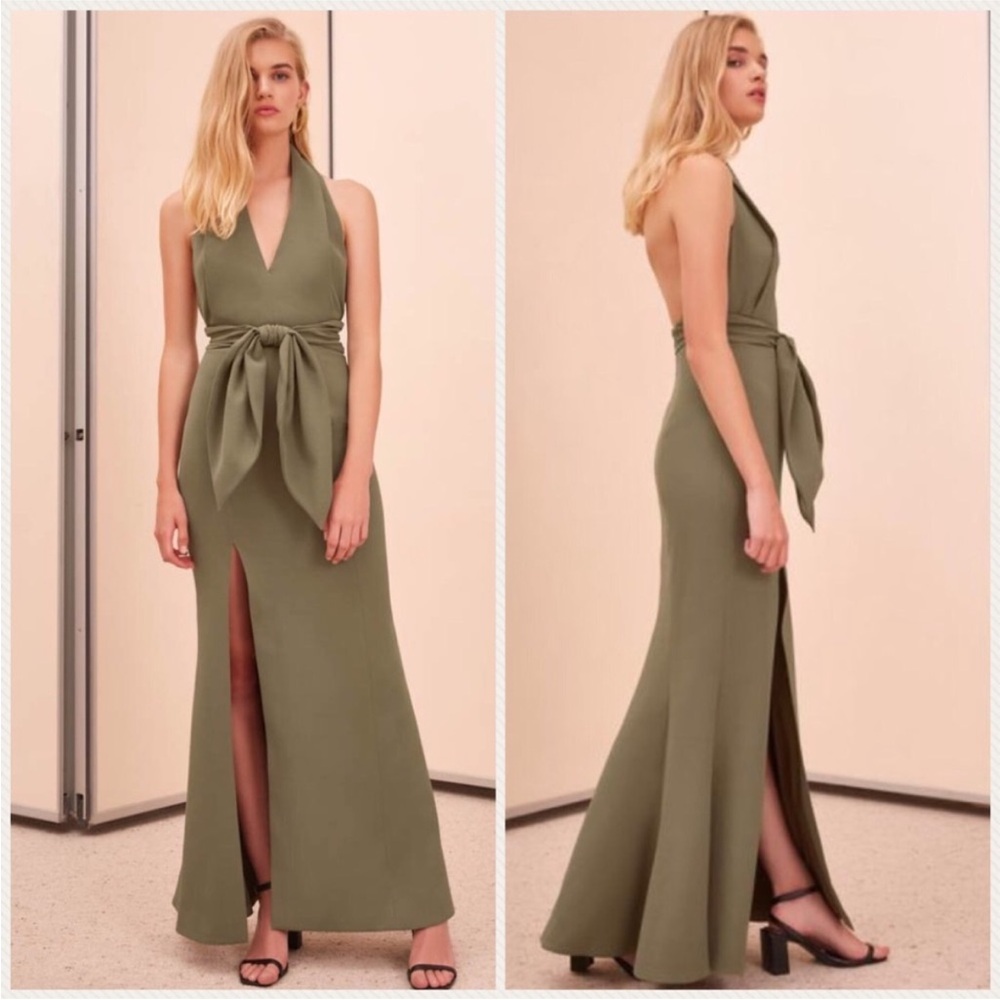 CMEO collective methodical gown Tie-Waist Maxi Dress